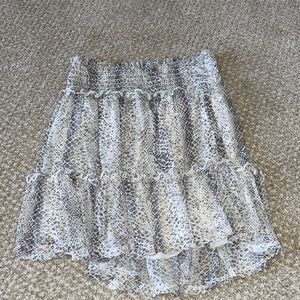Altar’d State snake print skirt